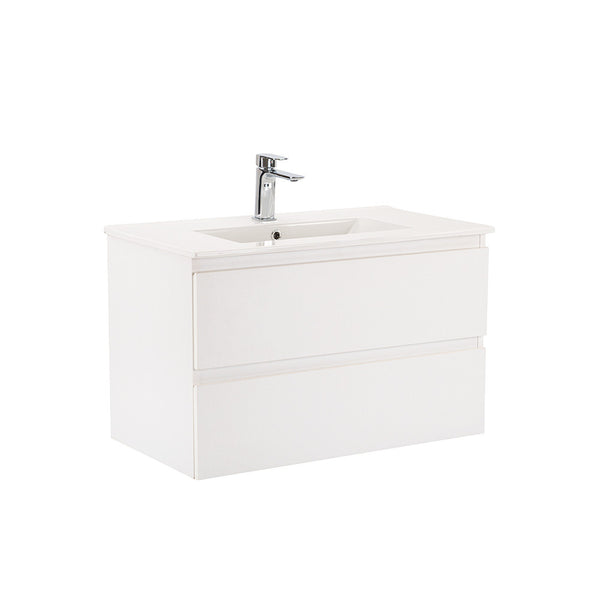 Leziter Masca chiuveta baie Vario Forte 80 cu lavoar, alb-alb