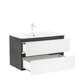 Leziter Set mobilier baie Vario Forte 80, antracit-alb