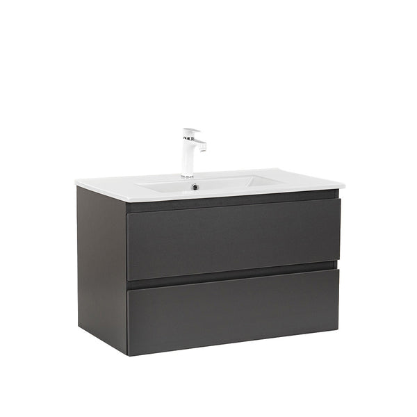 Leziter Masca chiuveta baie Vario Forte 80 cu lavoar, antracit-antracit