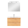 Leziter Set mobilier baie Vario Forte 80, stejar-stejar