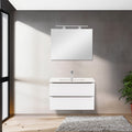Leziter Set mobilier baie Vario Trim 80, antracit-alb