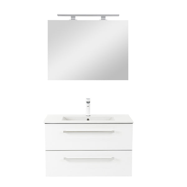Leziter Set mobilier baie Vario Clam 80, antracit-alb
