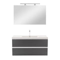 Leziter Set mobilier baie Vario Forte 100, alb-antracit