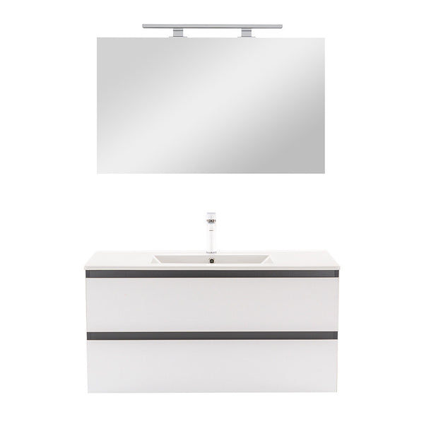 Leziter Set mobilier baie Vario Forte 100, antracit-alb