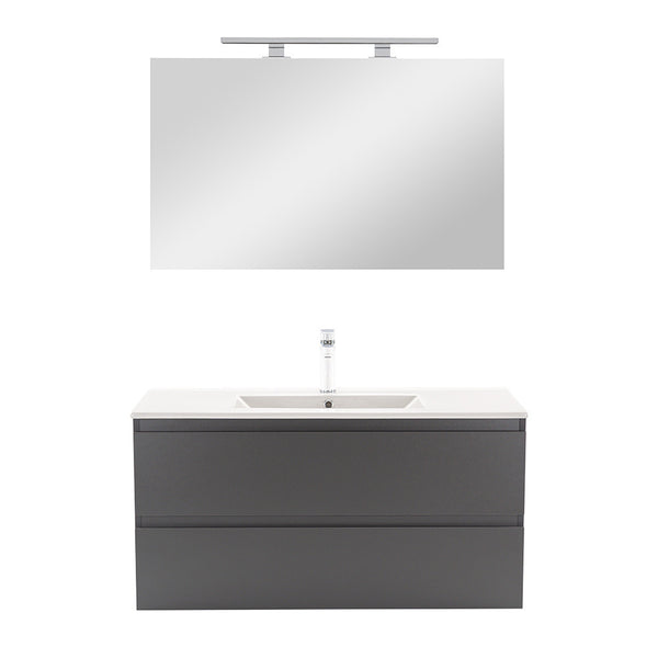 Leziter Set mobilier baie Vario Forte 100, antracit-antracit