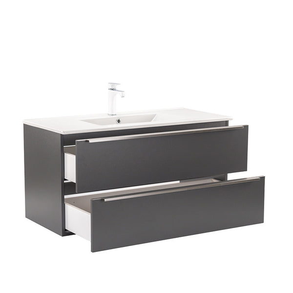Leziter Set mobilier baie Vario Trim 100, antracit-antracit