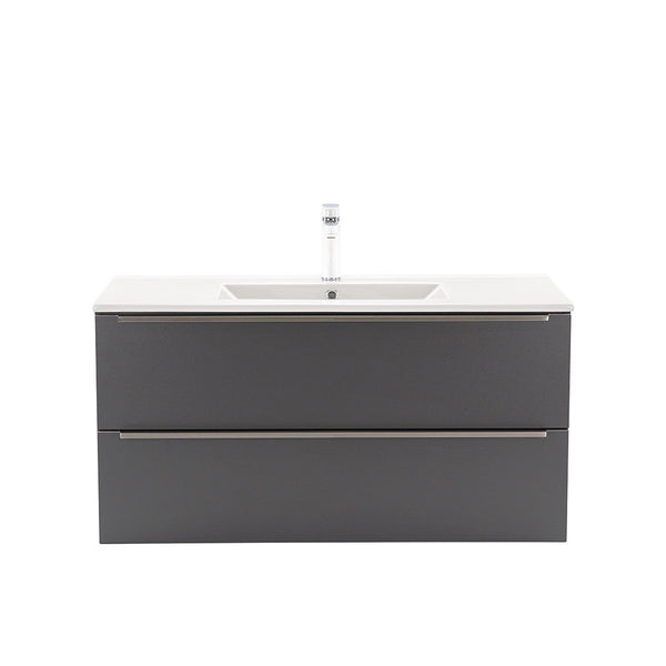 Leziter Masca chiuveta baie Vario Trim 100 cu lavoar, antracit-antracit