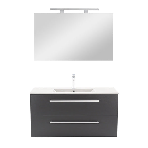 Leziter Set mobilier baie Vario Clam 100, antracit-antracit