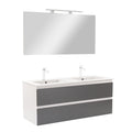 Leziter Set mobilier baie Vario Forte 120, alb-antracit