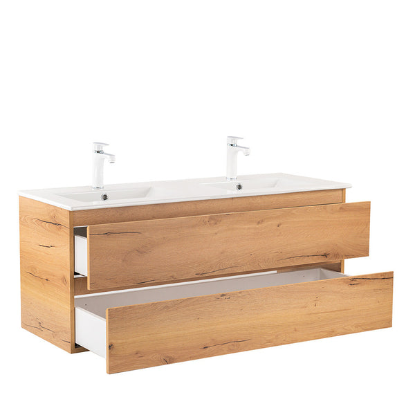 Leziter Set mobilier baie Vario Forte 120, stejar-stejar