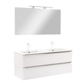 Leziter Set mobilier baie Vario Trim 120, alb-alb