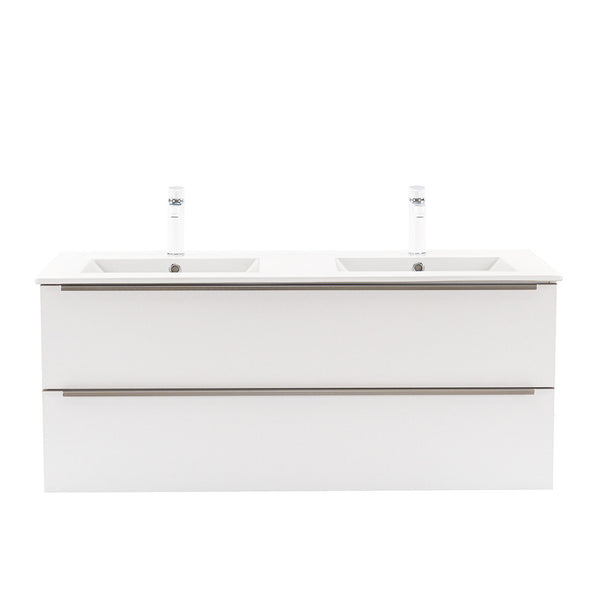 Leziter Masca chiuveta baie Vario Trim 120 cu lavoar, alb-alb