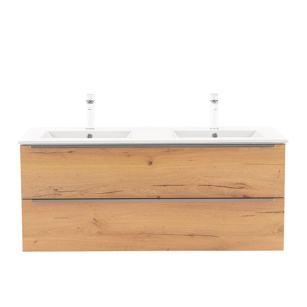 Leziter Masca chiuveta baie Vario Trim 120 cu lavoar, stejar alb