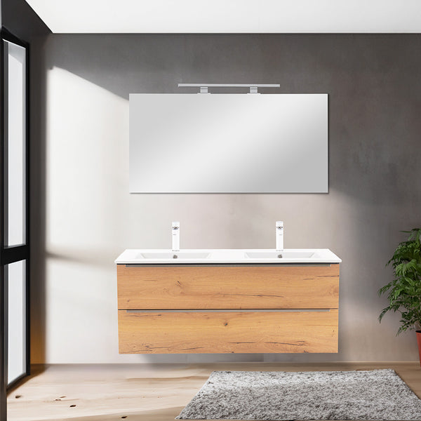 Leziter Set mobilier baie Vario Trim 120, antracit-stejar