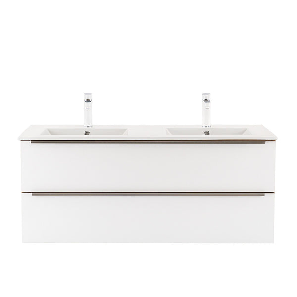 Leziter Masca chiuveta baie Vario Trim 120 cu lavoar, stejar-alb