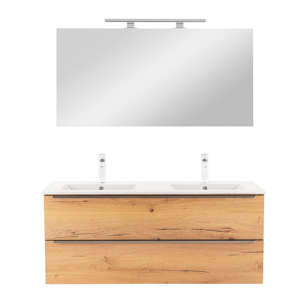 Leziter Set mobilier baie Vario Trim 120, stejar-stejar