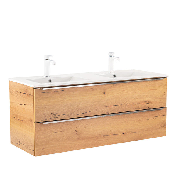 Leziter Masca chiuveta baie Vario Trim 120 cu lavoar, stejar- stejar