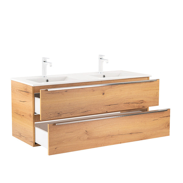 Leziter Masca chiuveta baie Vario Trim 120 cu lavoar, stejar- stejar