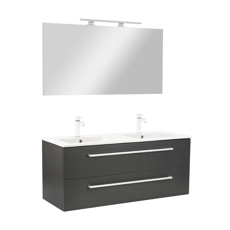 Leziter Set mobilier baie Vario Clam 120, antracit-antracit