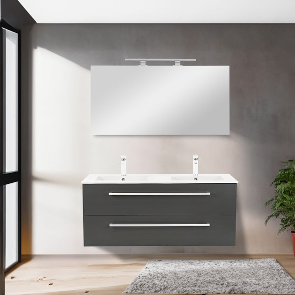 Leziter Set mobilier baie Vario Clam 120, antracit-antracit