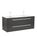 Leziter Masca chiuveta baie Vario Clam 120 cu lavoar, antracit-antracit