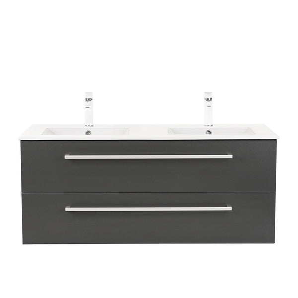 Leziter Masca chiuveta baie Vario Clam 120 cu lavoar, antracit-antracit