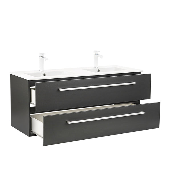 Leziter Masca chiuveta baie Vario Clam 120 cu lavoar, antracit-antracit