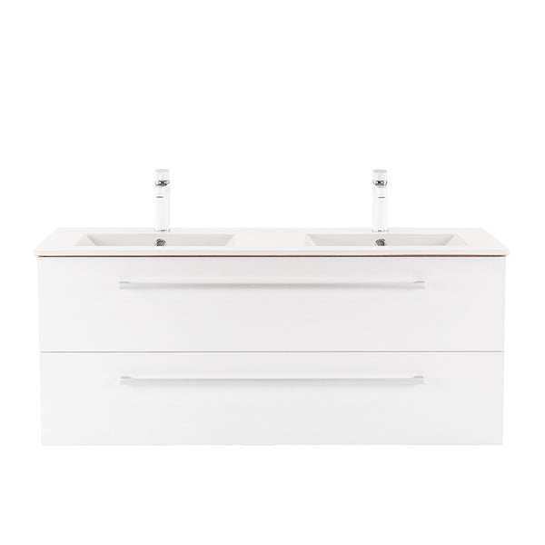 Leziter Masca chiuveta baie Vario Clam 120 cu lavoar, stejar-alb