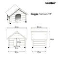 Leziter Doggie Premium izolat câine casa "M" 59x47x46 cm