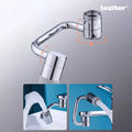 Leziter Extensie flexibilă pivotantă pentru robinet negru