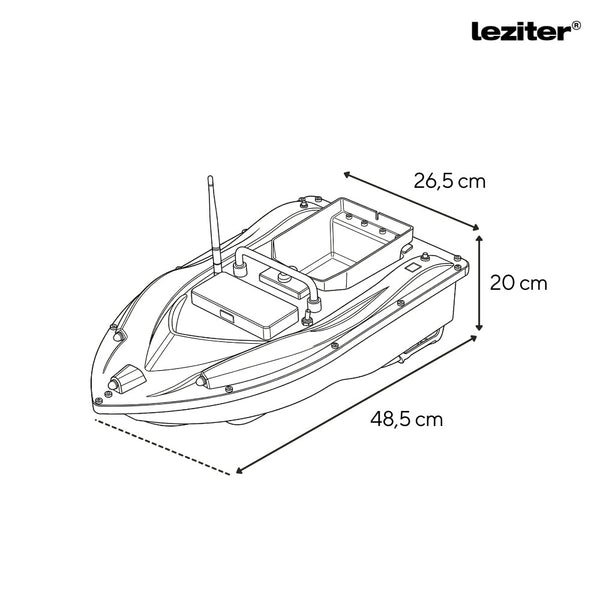 Leziter Barca de alimentare X3 cu camuflaj backpacker