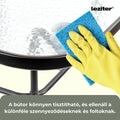 Leziter Set mobilier de grădină Juba 4+1 negru