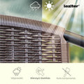 Leziter Set mobilier de gradina Rozetta 4+1 maro