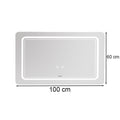 Leziter Oglindă video cu iluminare LED 100x60 cm