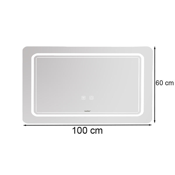 Leziter Oglindă video cu iluminare LED 100x60 cm