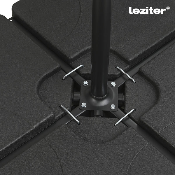 Leziter Baza parasolar 4x15 L