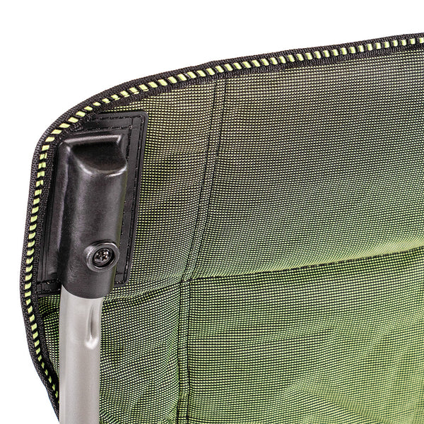 Leziter Scaun de pescuit Leziter Comfort Plus cu cotieră și suport pentru pahare verde