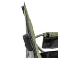 Leziter Scaun de pescuit Leziter Comfort Plus cu cotieră și suport pentru pahare verde