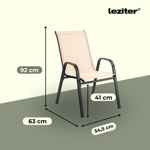 Leziter Scaun de grădină Como, bej
