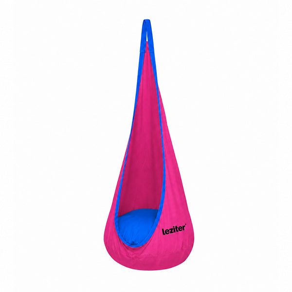 Leziter Cosy Pendant Drip Swing cu pernă și pompă Roz