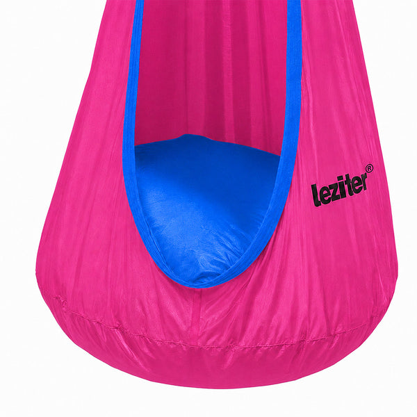 Leziter Cosy Pendant Drip Swing cu pernă și pompă Roz