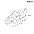 Leziter Z1 GPS hrănire barca cu rucsac negru