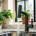Leziter Robinet mixer multifuncțional pentru chiuvetă Mara cu afișaj digital negru
