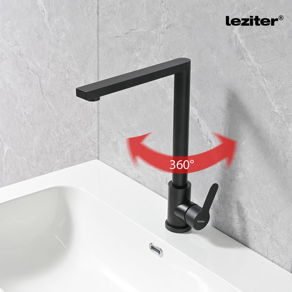 Leziter Valen robinet chiuvetă negru