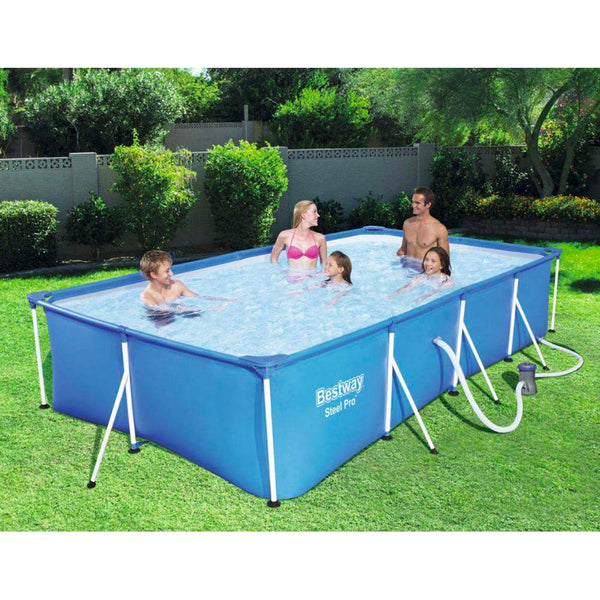 Piscina cadru metalic Bestway, 400x211x81 cm, 5.700 litri, cu pompa de filtrare