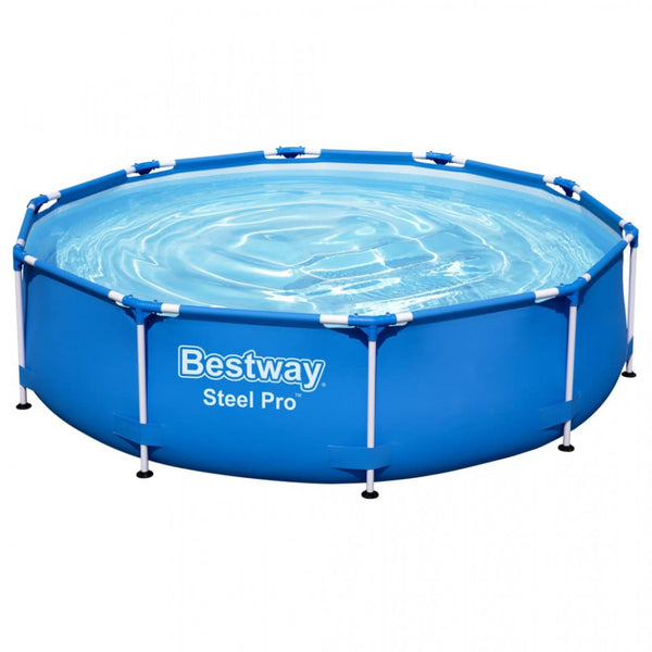 Piscina cadru metalic Bestway, 305x76 cm, 4500 litri, cu pompa de filtrare