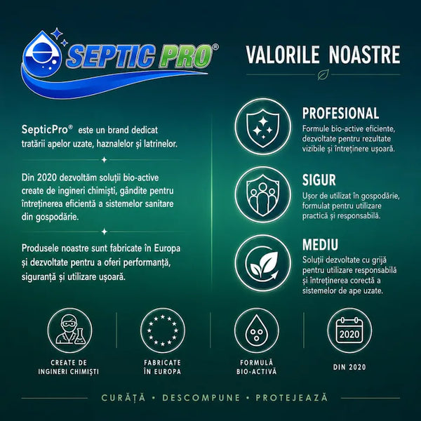 🚚 Pastile pentru fosa septica, bioactivatori cu actiune 12 luni, 52 pastile, fose pana la 3000 litri - Cu Transport Gratuit!